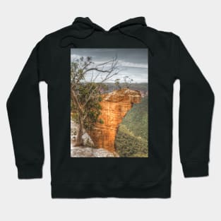 Hanging Rock with wooden frame Hoodie